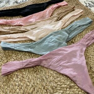 SPANX Bundle of 6 underwear undetectable Thong Panties size L/XL